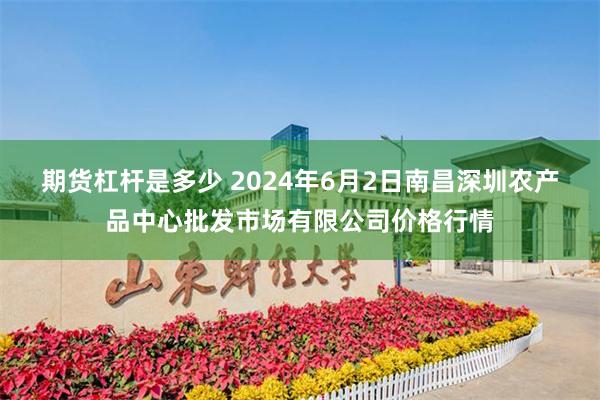 期货杠杆是多少 2024年6月2日南昌深圳农产品中心批发市场有限公司价格行情