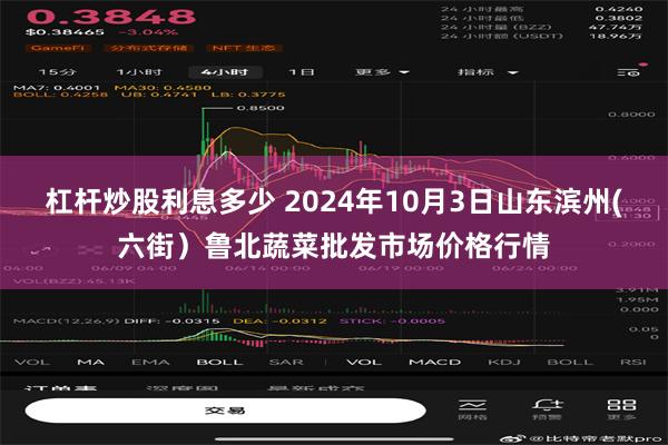 杠杆炒股利息多少 2024年10月3日山东滨州(六街）鲁北蔬菜批发市场价格行情