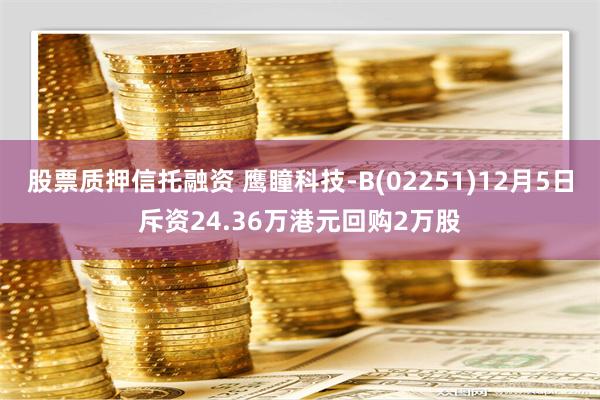 股票质押信托融资 鹰瞳科技-B(02251)12月5日斥资24.36万港元回购2万股